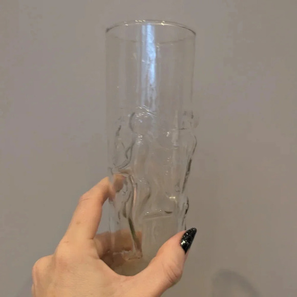 Clear Glass Libby Tumbler With Naked Ladies - Picture 9 of 9